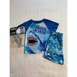 Up-Late Boys Size 4 Tee and Shorts Pajama Set